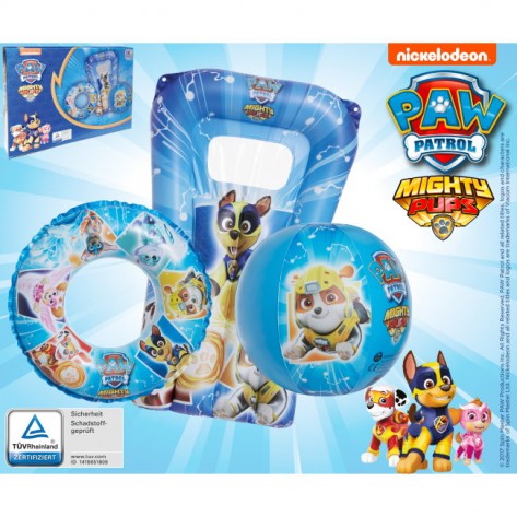 PAW PATROL SET ZA PLAŽU KOLUT/LOPTA/MADRAC HAP