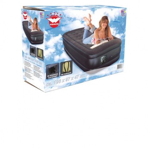 MADRAC DELUXE 196X97X47CM SA EL.PUMPOM HAP