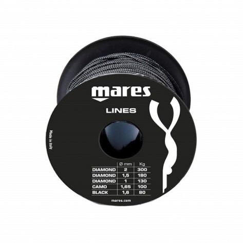 MARES ŠPAGA CRNA 1.6MM (50M)  1M