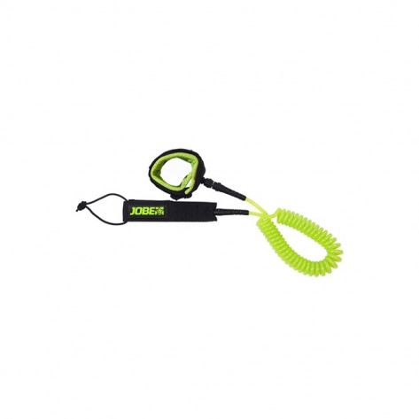 JOBE SUP LEASH COIL 10FT LIME FRI