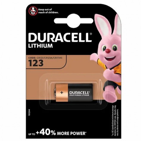 BATERIJA DURACELL LITHIUM M3 CR123 MAC