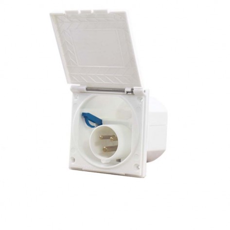 ULAZNA UTIČNICA KVADRATNA BIJELA CARBEST REI