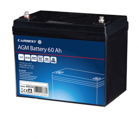 CARBEST AGM BATERIJA 60AH REI