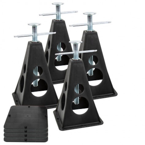 PODUPIRAČI ZA KARAVAN CRNI SET 4KOM REI