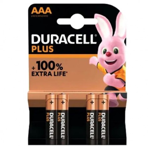 BATERIJE DURACELL PLUS AAA 1,5V 4/1 MAC