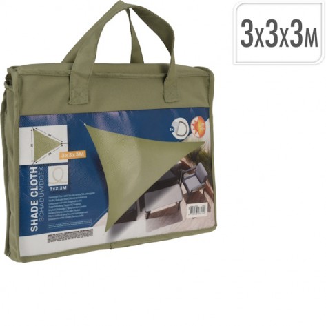 ZAŠTITA OD SUNCA TRIANGLE 3X3X3M ZELENA KOOP