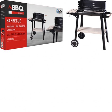 ROŠTILJ KVADRATNI 54X34X6,5CM S NOGAMA KOOP