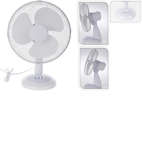 VENTILATOR STOLNI 34CM BIJELI KOOP