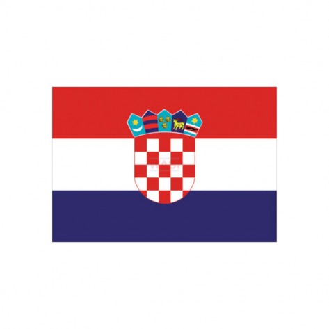 ZASTAVA ZA BROD HRVATSKA 20X30CM WAS