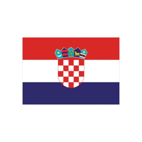 ZASTAVA ZA BROD HRVATSKA 20X30CM WAS