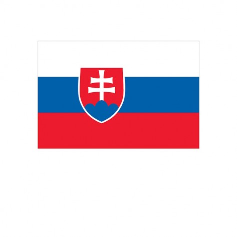 ZASTAVA ZA BROD SLOVAČKA 20X30CM WAS