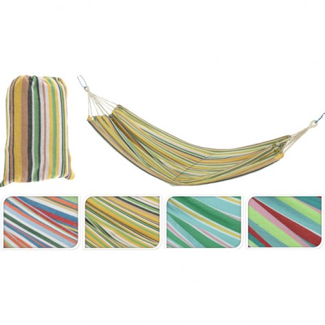 VISEĆA MREŽA ZA LEŽANJE HAMMOCK 200X100CM SORT