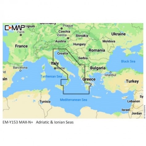C-MAP ADRIATIC AND IONIAN SEAS MER