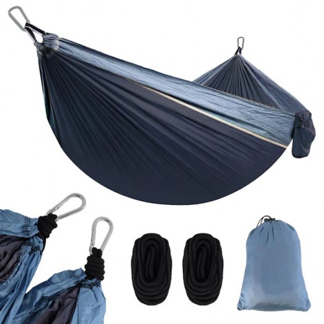 VISEĆA MREŽA ZA LEŽANJE HAMMOCK 270X140CM SORT