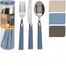SET PRIBORA ZA JELO 12KOM SORT BOJE KOOP