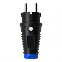 UTIKAČ ŠUKO GUMIRANI 16A 250V IP54 COM