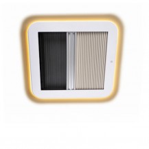 CARBEST KROVNI PROZOR 40X40CM SA LED-RASVJETOM