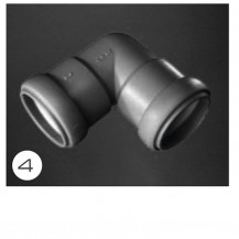 SPOJNI KUT ZA KANALIZACIJSKU CIJEV 28MM REI
