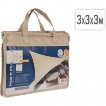 ZAŠTITA OD SUNCA TRIANGLE 3X3X3M KREM KOOP