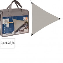 ZAŠTITA OD SUNCA TRIANGLE 3,6X3,6X3,6M TAUPE KOOP