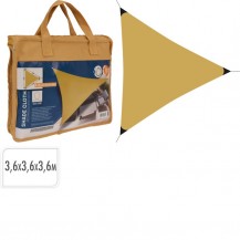 ZAŠTITA OD SUNCA TRIANGLE 3,6X3,6X3,6M OKER KOOP