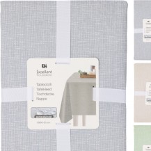 STOLNJAK LINEN LOOK 130X180CM SORT KOOP