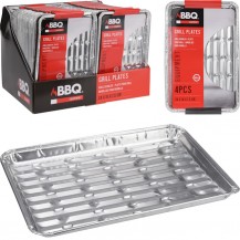 POSUDA ALU GRILL 24X16X1,5CM 4KOM KOOP
