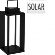 LANTERNA SOLARNA METAL CRNA H51,5CM KOOP