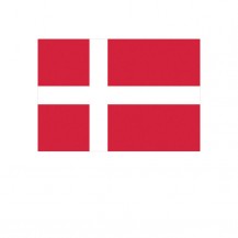 ZASTAVA ZA BROD DANSKA 20X30 WAS