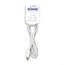 PRIKLJUČNI KABEL H03VVH2-F 2X0,75 L=2M BIJELI COM