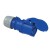 NATIKAČ CEE 16A 250V 3P COM