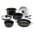 SET LONACA TOPFEST 9KOM CRNI BER