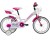 BICIKLA MARIPOSA 16" WHITE/FUCSIA  BIM