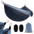 VISEĆA MREŽA ZA LEŽANJE HAMMOCK 270X140CM SORT